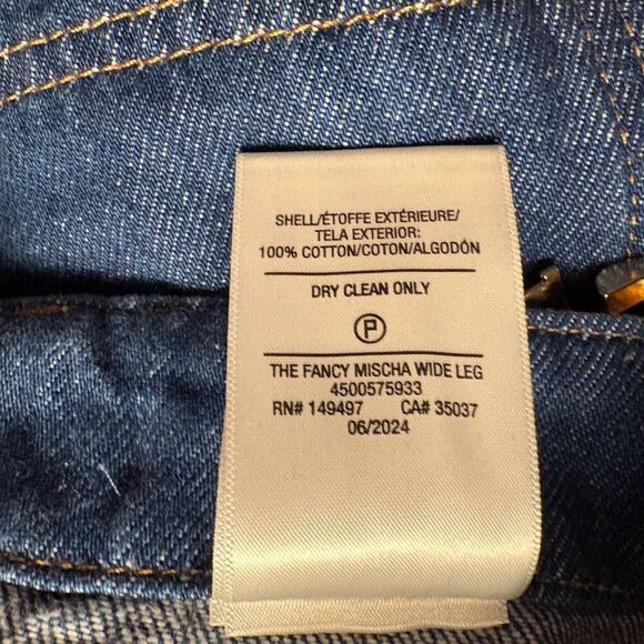 FAVORITE DAUGHTER The Fancy Mischa Wide Leg Denim Jean Pant Size 30 - Picture 9 of 9
